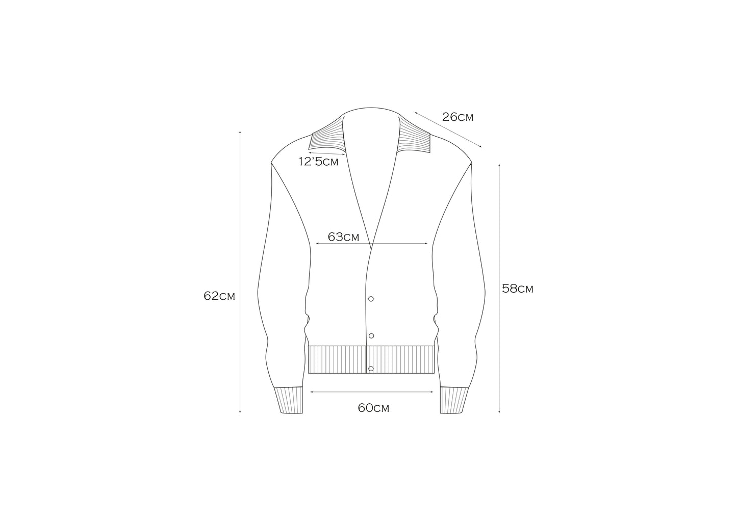 Naval cardigan in brown