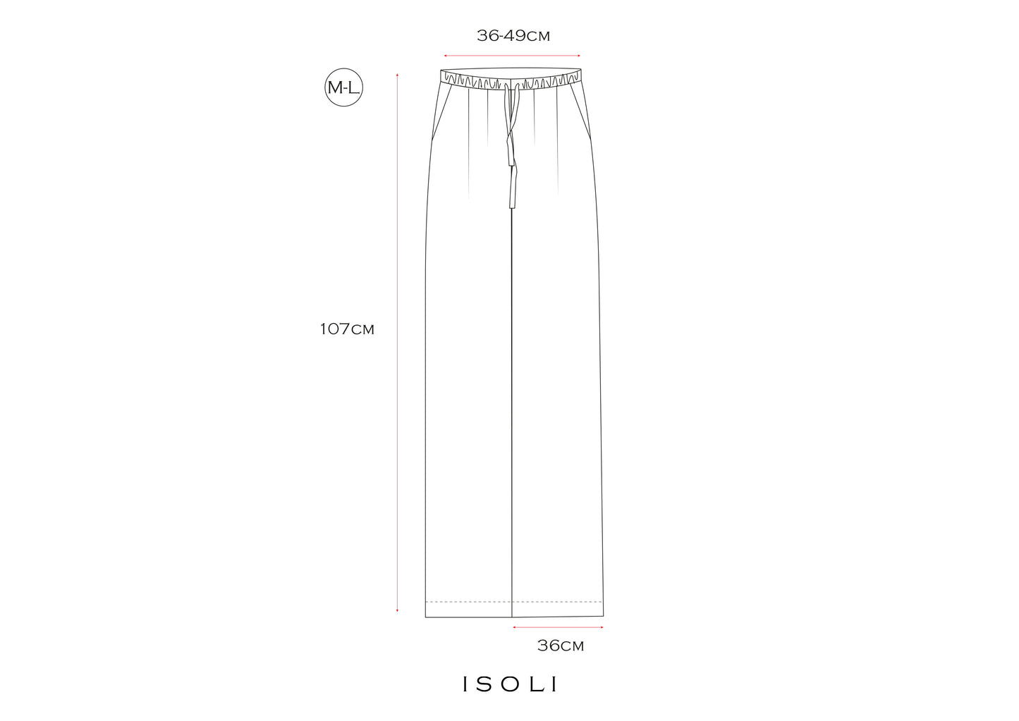 Golfet Wide Linen Pants