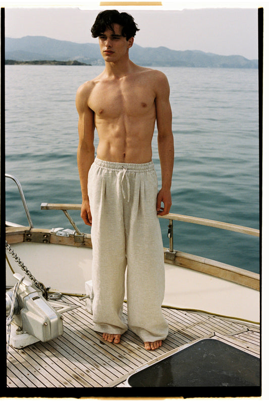 Tormo Linen Wide Pants