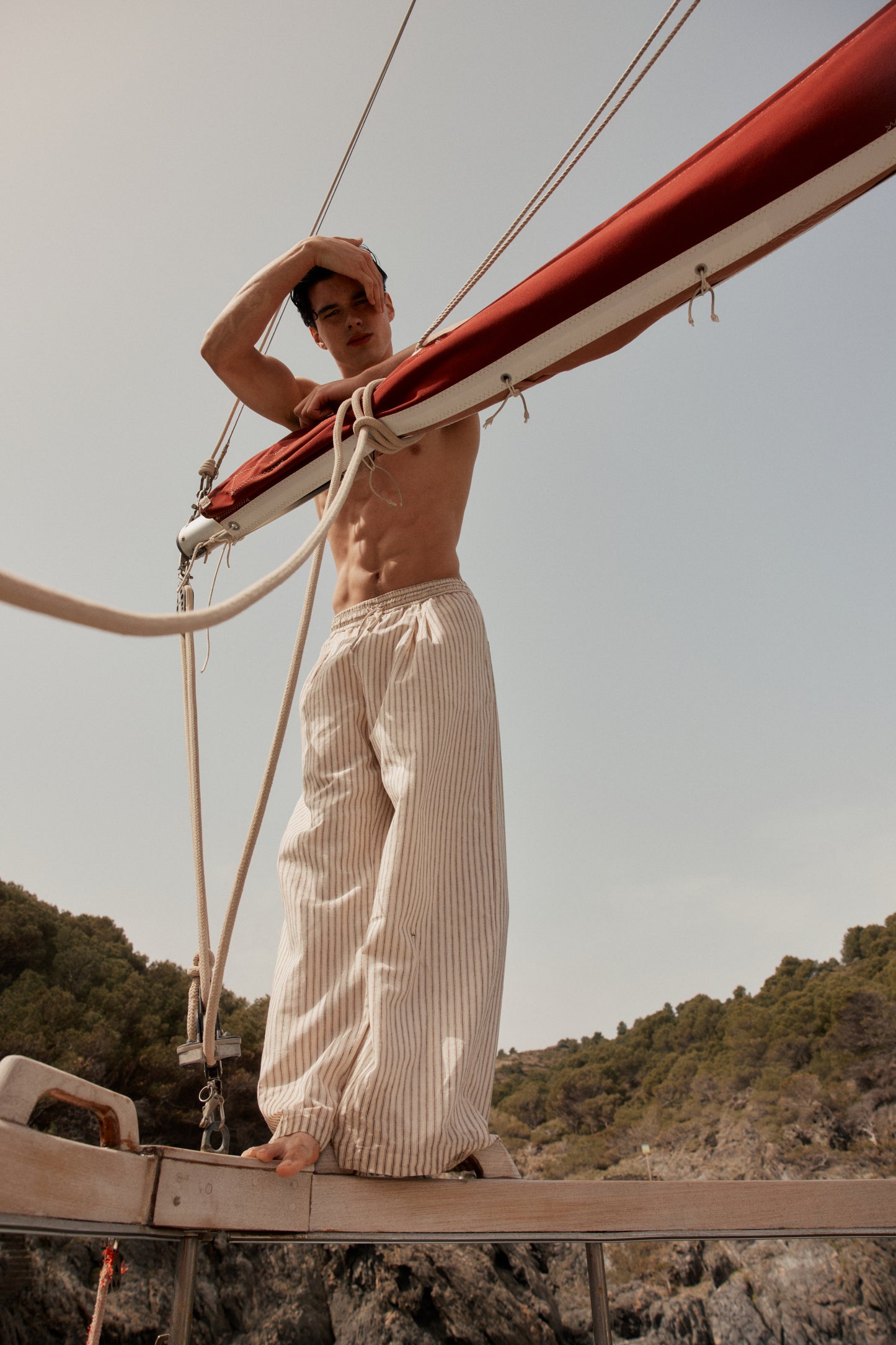 Golfet Wide Linen Pants