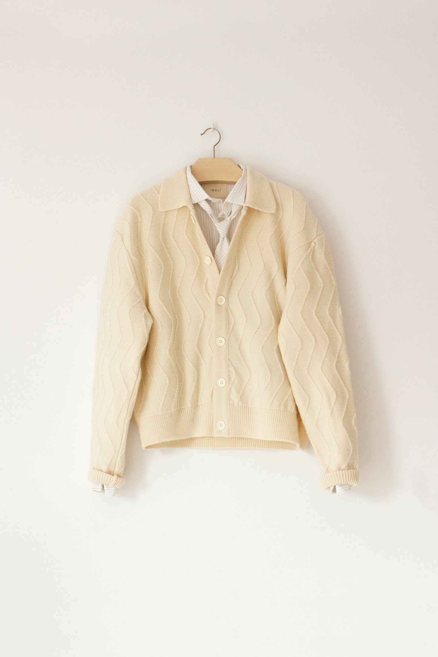 Wool Knit Manchester Cardigan