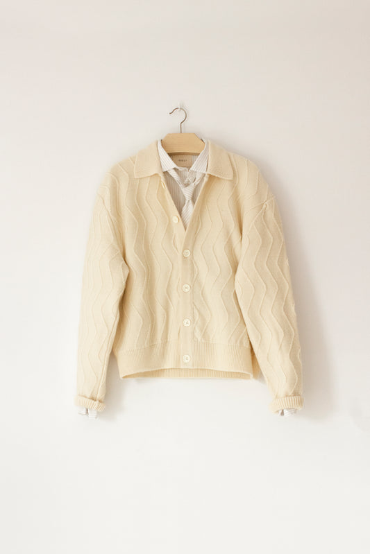 Wool Knit Manchester Cardigan
