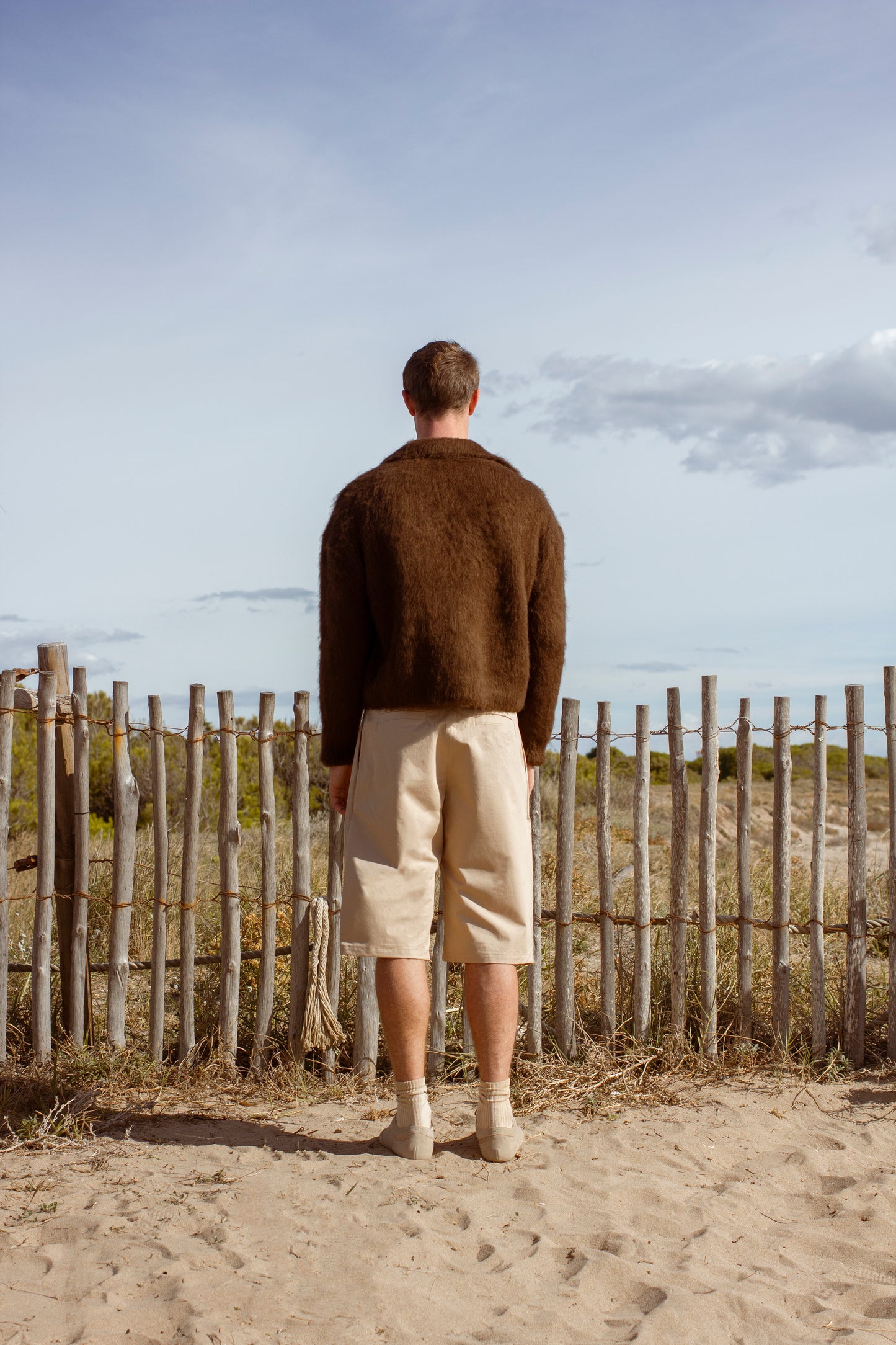 Naval cardigan in brown
