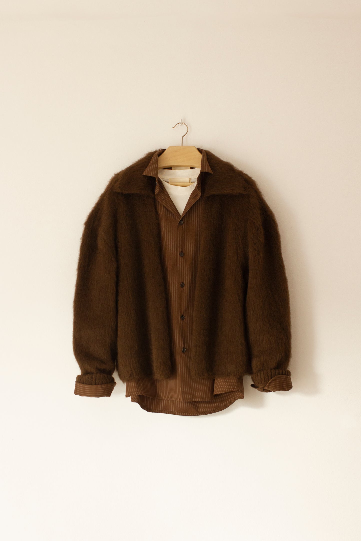 Naval cardigan in brown