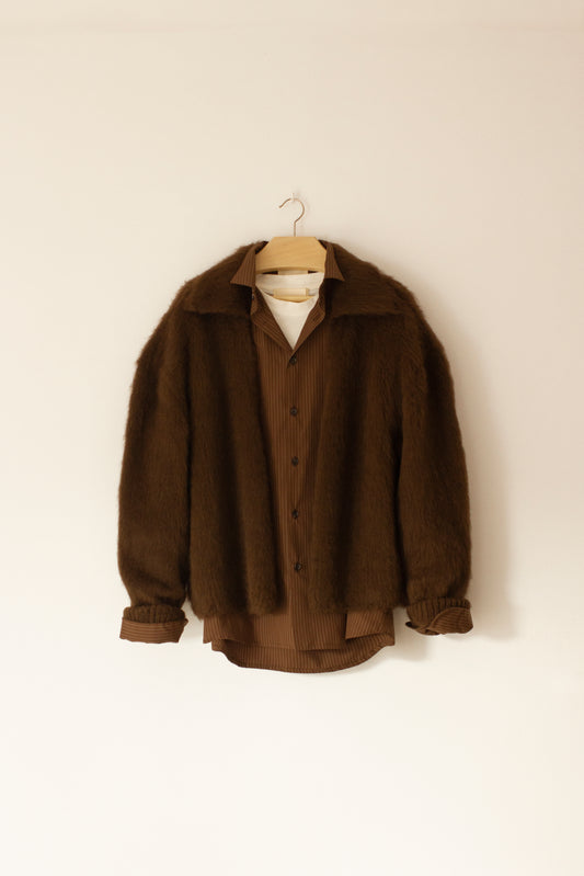 Naval cardigan in brown