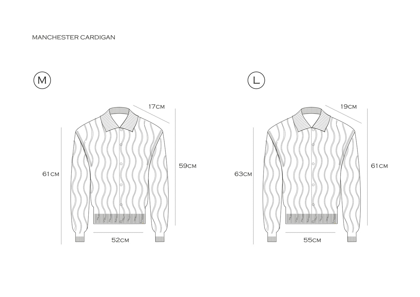 Wool Knit Manchester Cardigan